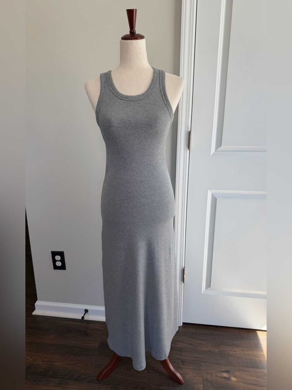 AYR The Metro Tank Dress Heather Grey Size XS